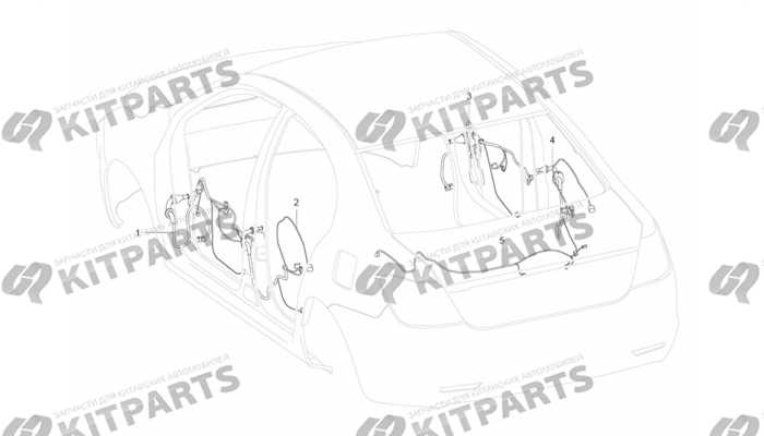 Жгут проводов дверей Lifan Cebrium